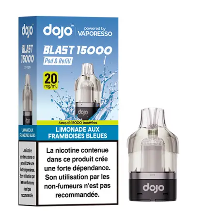 Cartouche Dojo Blast 15K Limonade aux Framboises Bleues