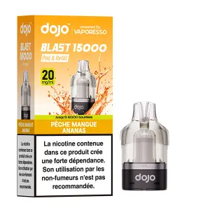 Cartouche Dojo Blast 15K Pêche Mangue Ananas