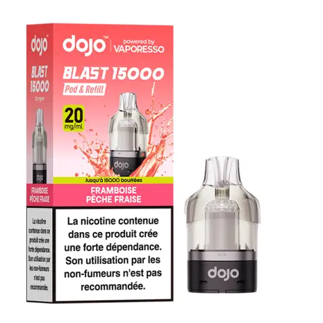 Dojo Blast 15K Framboise Peche Fraise Cartridge