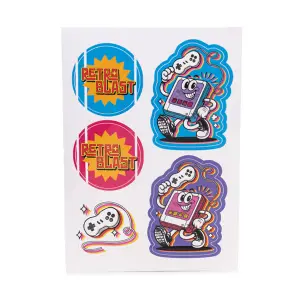 Retroblast Stickers Sheet
