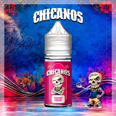 Concentré Ananas Fraise Peche Chicanos 30 ml