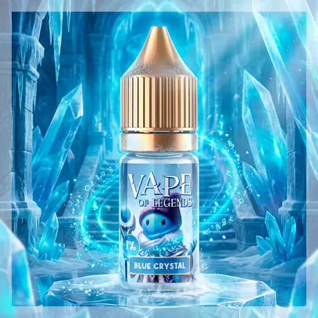 Blue Crystal Vape of Legends with Nicotine Salts