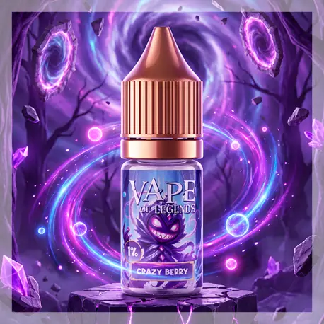 Crazy Berry Vape of Legends aux sels de nicotine
