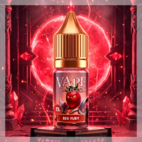 Red Furry Vape of Legends with Nicotine Salts