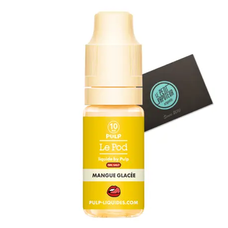 Mangue glacée Le Pod Liquide by Pulp aux sels de nicotine