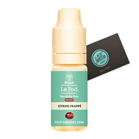 Citron Frappé Le Pod Liquide by Pulp aux sels de nicotine