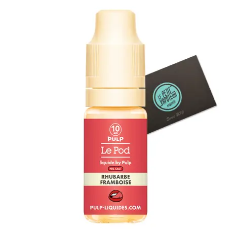 Rhubarbe Framboise Le Pod Liquide by Pulp with Nicotine Salts