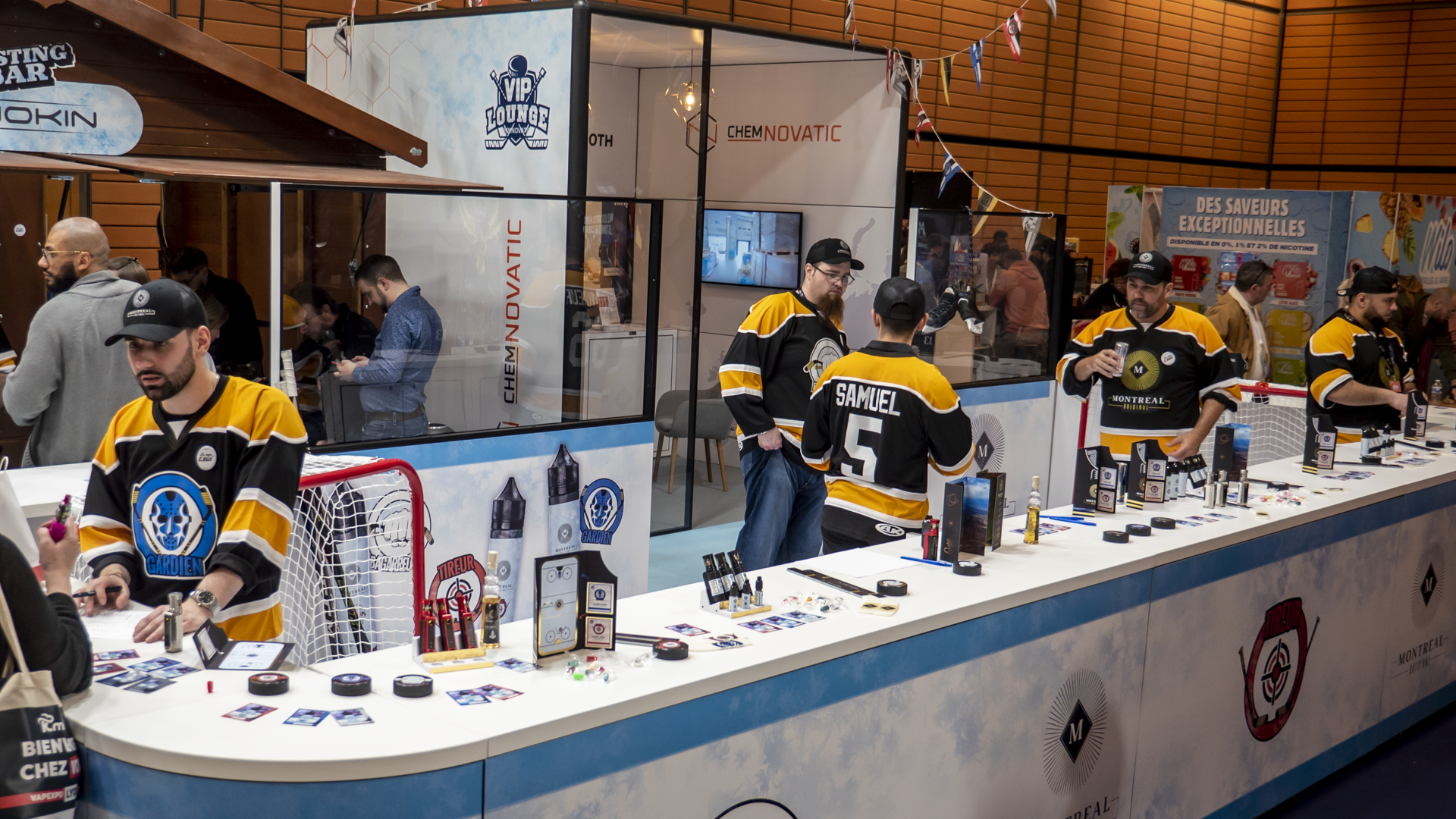 Stand Montreal Original Vapexpo Lyon 2023 | Blog Le Petit Vapoteur