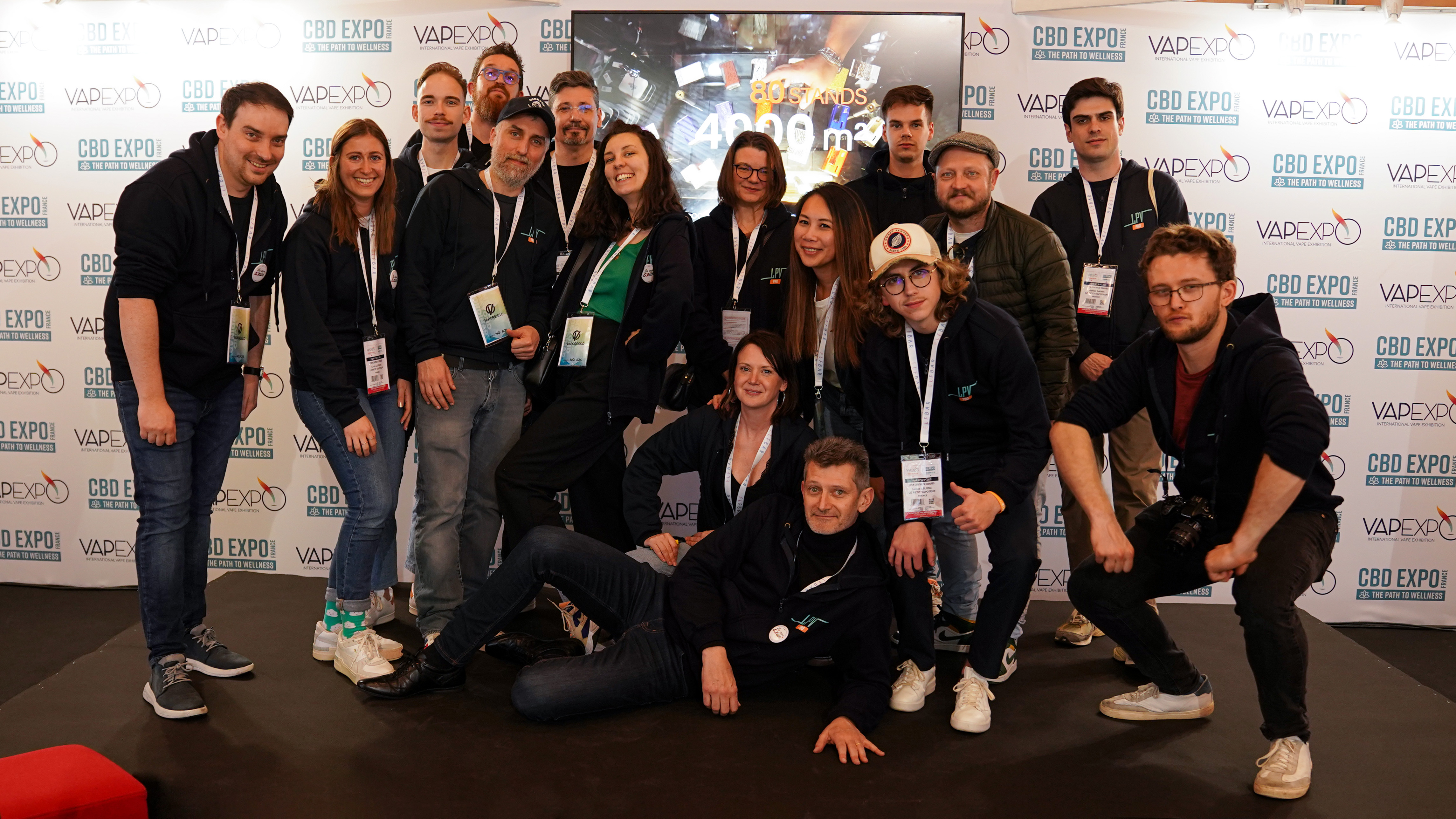 Team LPV Vapexpo Lyon 2023 | Blog Le Petit Vapoteur