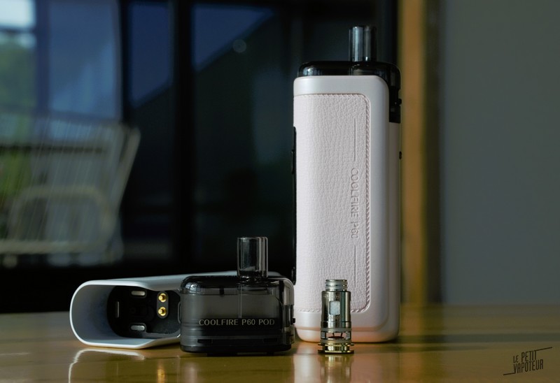 elfbar nachfüll pod läuft aus For Innokin CoolFire P60 Pod Kit | Vape 60 W (Blanc nacré) Batterie  intégrée 3200 mAh | 4 ml 0,4 Ω/0,8 Ω Cartouche CoolFire P60 Pod MTL/RDL main image 1