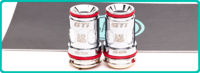 Résistances du Clearomiseur iTank T Dual Mesh Vaporesso