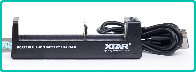 Chargeur Xtar MC2 Pour Batteries Li-ion | Formats 14500 à 26650 USB 5V/1A