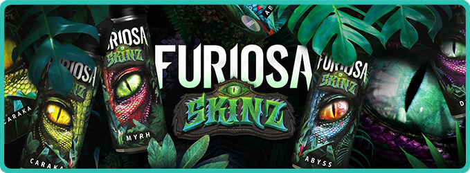 E liquide Drogo Furiosa Skinz 80 ml, e liquide saveurs aloe vera et litchi 