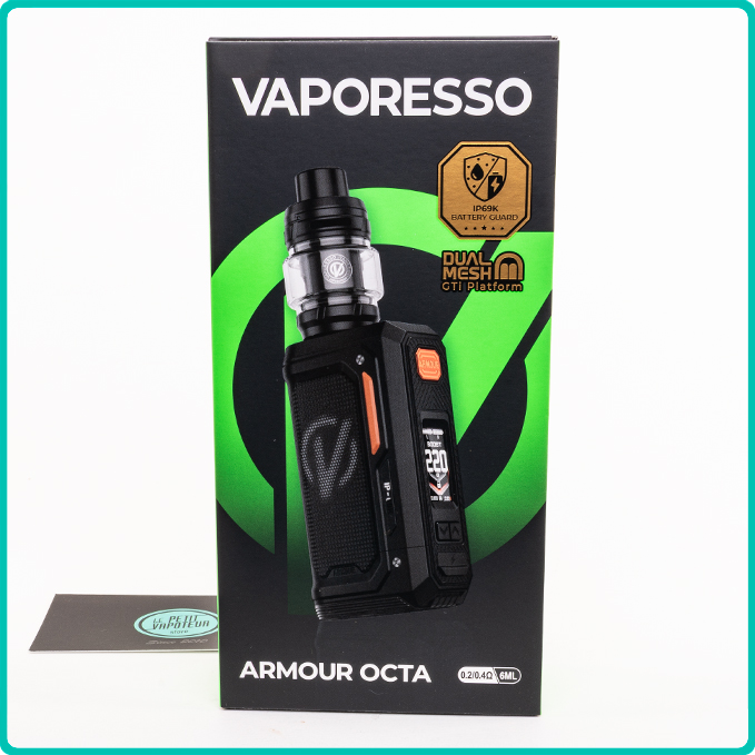 Packaging du Kit ARMOUR Octa Vaporesso