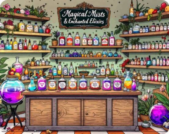 Découverte des Potions Curieuses de chez Curieux