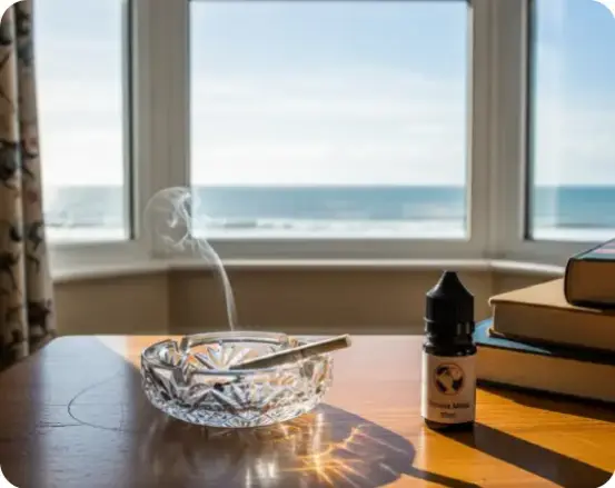 Vapoter et fumer, une étude encourageante pour l’arrêt du tabac.