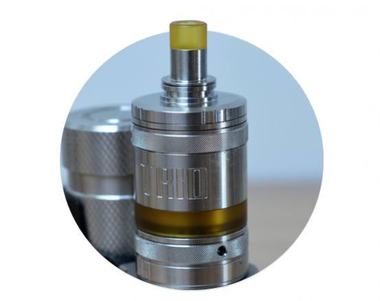 Zoom sur l'atomiseur Trio de ZQ Vapor